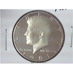 1981-S Type II Kennedy Half (Gem Proof)