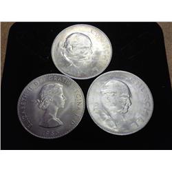 3-1965 Great Britain Churchill Crowns (UNC)