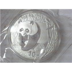 2002 China Ten Yuan Silver Panda (Proof)