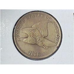 1858 Large Letter Flying Eagle (VF+)