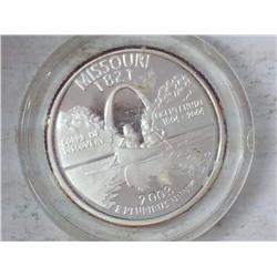 2008-S Missouri Quarter Silver Proof