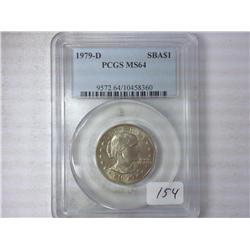 1979-D SBA Dollar PCGS MS64