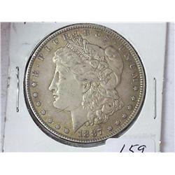 1887 Morgan Silver Dollar