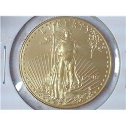 2010 $50 American Gold Eagle 1 Ounce Fine Gold