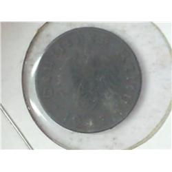 1942 German 1 Pfennig With Swastika