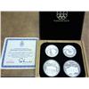 Image 1 : 1976 4 Coin Canada Olympic Proof Set (Silver)