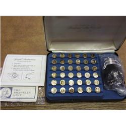 Franklin Mint Presidential Mini Set (2 Oz Silver)