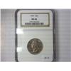 Image 1 : 1957 Silver Washington Quarter NGC MS66 Toned