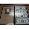 Image 1 : Uncut Sheet Of 4-2003 Two Dollar FRN's