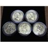 Image 1 : 5 Assorted Presidential Dollars (UNC)