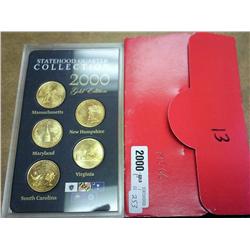2000 Gold Plated Statehood Quarter Collection