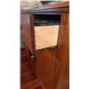 Image 3 : Oak Wood Sideboard With Wine Rack and Two Drawers