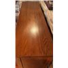 Image 4 : Oak Wood Sideboard With Wine Rack and Two Drawers