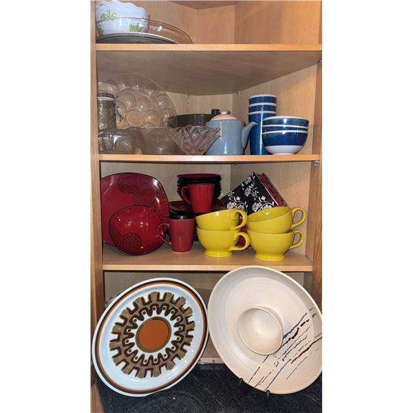 Stoneware, Glass, and Ceramic Kitchenware Set