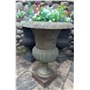 Image 2 : Five Cast Metal Flower Pots Three Large Two Small