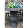 Image 7 : Five Cast Metal Flower Pots Three Large Two Small