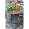 Image 8 : Five Cast Metal Flower Pots Three Large Two Small