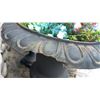 Image 9 : Five Cast Metal Flower Pots Three Large Two Small