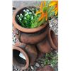 Image 4 : Three-Piece Terra-Cotta Plant Pot Display