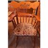Image 5 : Wood Dining Table with Two Leafs and Eight Carved Chairs