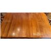 Image 8 : Wood Dining Table with Two Leafs and Eight Carved Chairs