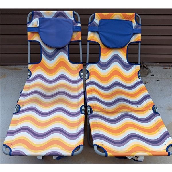 Vintage SunnyFeel Lounge Chairs with Matching Nature’s Backpack Design