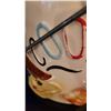 Image 7 : Ceramic Cookie Jar Shaped Like Coffee Pot with Painted Face