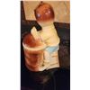 Image 3 : Glazed Ceramic Boy Cookie Jar with Barrel Motif