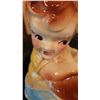 Image 5 : Glazed Ceramic Boy Cookie Jar with Barrel Motif