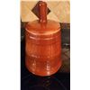 Image 3 : Ceramic Lidded Jar with Floral Motif and Crackle Glaze Finish