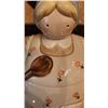 Image 2 : Otagiri Ceramic Cookie Jar with Lady Wearing Apron and Blue Bonnet