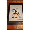 Image 1 : Lawrence Beaulieu Signed 2007 Framed Print with Birds and Sunrise 27 x 39 In.