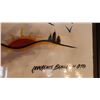 Image 4 : Lawrence Beaulieu Signed 2007 Framed Print with Birds and Sunrise 27 x 39 In.