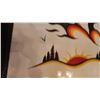 Image 5 : Lawrence Beaulieu Signed 2007 Framed Print with Birds and Sunrise 27 x 39 In.