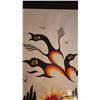 Image 7 : Lawrence Beaulieu Signed 2007 Framed Print with Birds and Sunrise 27 x 39 In.