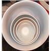 Image 4 : Ceramic Mixing Bowls, Bakeware, Measuring Cups, and Kitchen Utensils
