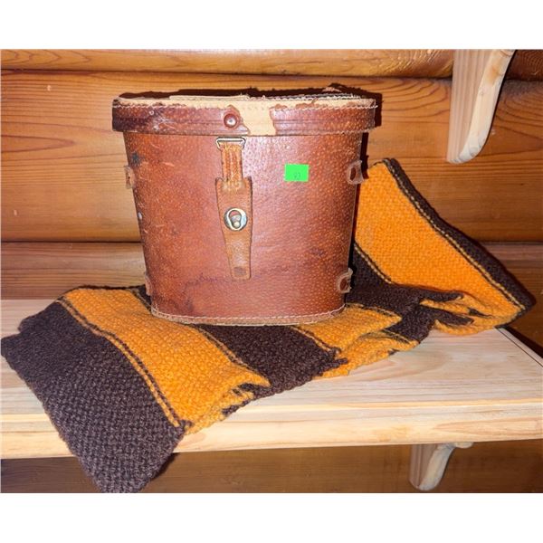 Falcon 7x35 Coated Optics Binoculars with Leather Case and Knit Scarf