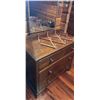 Image 2 : Wooden Dresser with Mirror and Three Drawers
