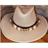 Image 2 : Beige Mesh Safari Hat with Decorative Beaded Band and Chin Strap