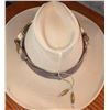 Image 4 : Beige Mesh Safari Hat with Decorative Beaded Band and Chin Strap