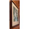 Image 2 : Framed Print Depicting Woman Playing Piano with Candlelight
