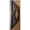 Image 3 : Square Wall Clock With Ornamental Frame and Roman Numerals