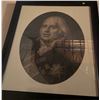 Image 2 : Framed Black and White Portrait Print of Military Officer