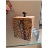 Image 5 : Bathroom Decor Lot with Framed Art, Marble Dispensers, and Faux Floral Arrangement