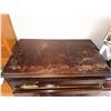 Image 3 : Wooden Chest of Drawers with Brass Handles, Five Drawers
