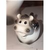 Image 2 : Three-Piece Ceramic Cow Kitchen Set: Cookie Jar, Sugar Bowl, Creamer