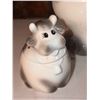 Image 3 : Three-Piece Ceramic Cow Kitchen Set: Cookie Jar, Sugar Bowl, Creamer
