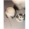 Image 4 : Three-Piece Ceramic Cow Kitchen Set: Cookie Jar, Sugar Bowl, Creamer