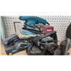 Image 1 : Makita BO3700 Finishing Sander, Mastercraft 3x21 Belt Sander, and more