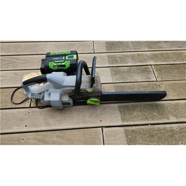 EGO Power+ 56V Lithium-Ion Cordless Chainsaw with 18-Inch Bar